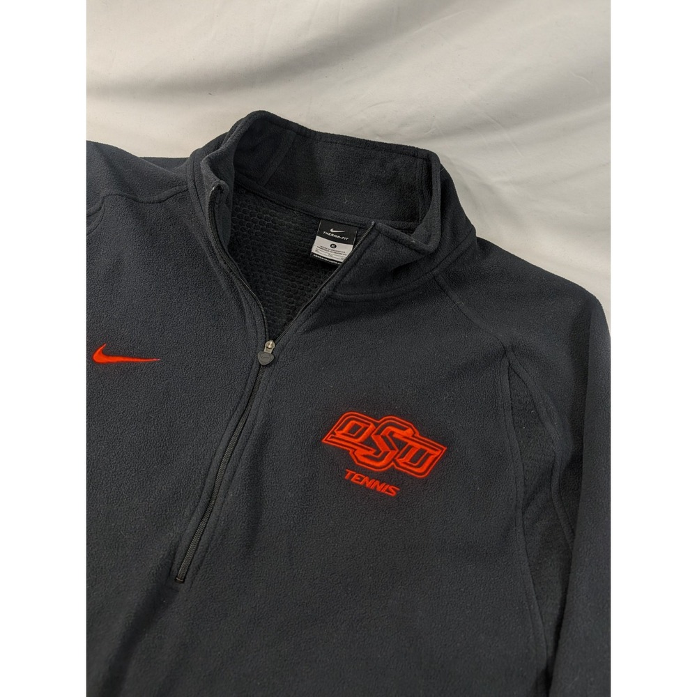 Nike Oklahoma State Tennis Sweatshirt Therma-FIT Fleece Crewneck Pullover XL